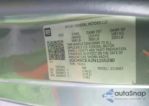 2022 Chevrolet Colorado 2Wd Long Box Lt from USA, damaged, VIN 1GCHSCEA2N1155280